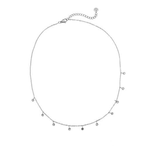 Galaxy 10 Diamonds Edelstahl Kette