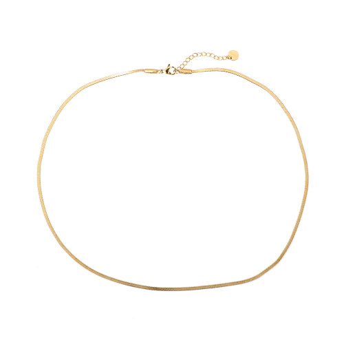 2mm Silky Band Edelstahl Halskette