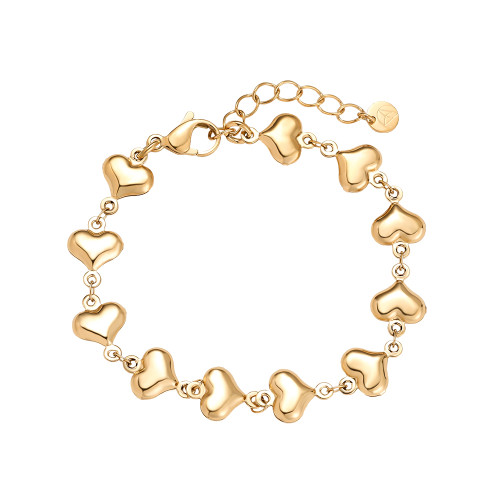 16cm Hearts Chain  bracelet