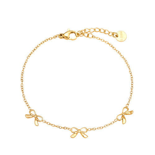 17cm Tiny Bowtie Edelstahl Armkette