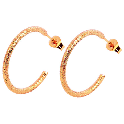 "Danita" Edelstahl Creolen