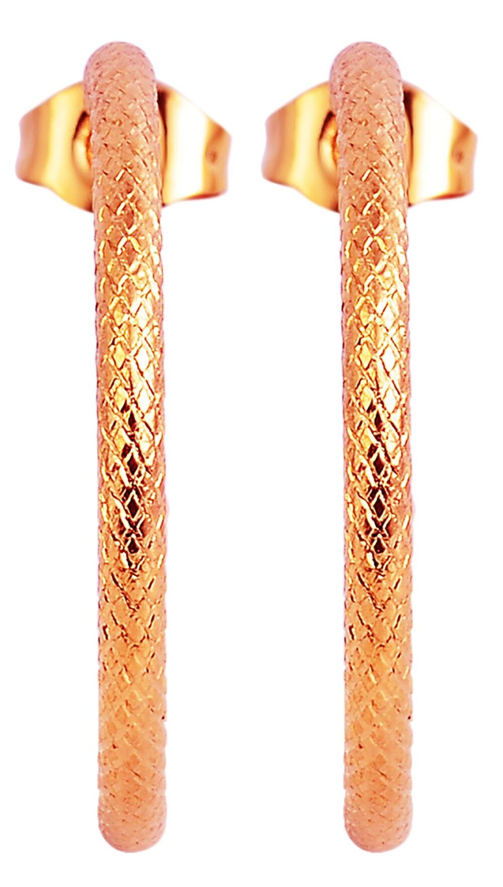 "Danita" Edelstahl Creolen – Bild 4