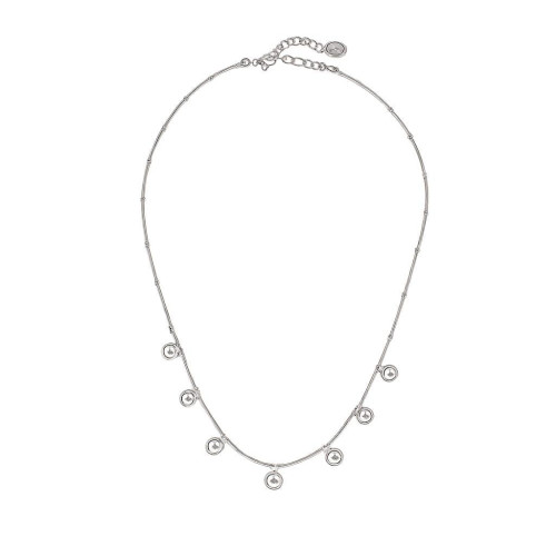 38cm Diamand Hearts Edelstahl Halskette