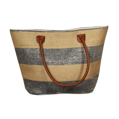 Damentasche/Strandtasche aus Stroh, 53 x 33 x 14,5 cm