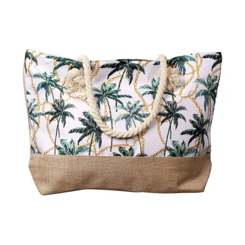 DamenStrandtasche mit maritimen Motiven