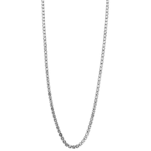 "Tabitha" Tenniskette, Edelstahl, 40 + 5 cm, silberfarbig