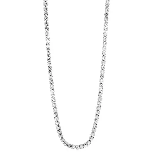 "Tahnee" Tenniskette, Edelstahl, 40 + 5 cm, silberfarben