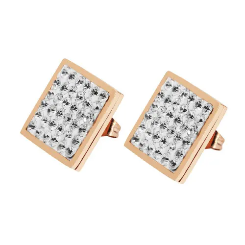 Nevina Ohrstecker Strass, Steine aus Edelstahl