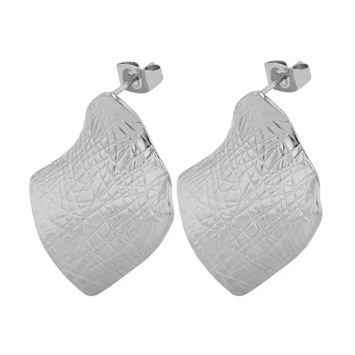 "Regina" Edelstahl Ohrstecker, Statement